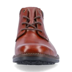 New Rieker Sznurowane Buty Meskie W Kolorze Kasztanowo-Brazowym