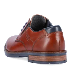 Hot Rieker Sznurowane Buty Meskie W Kolorze Kasztanowo-Brazowym