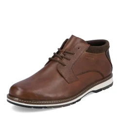 Best Rieker Sznurowane Buty Meskie , Drewno-Brazowe