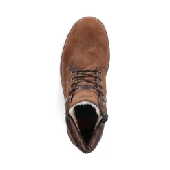 Clearance Rieker Sznurowane Buty Meskie W Kolorze Kasztanowo-Brazowym