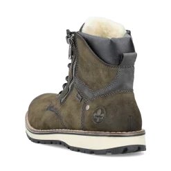 Hot Rieker Sznurowane Buty Meskie W Kolorze Oliwkowym