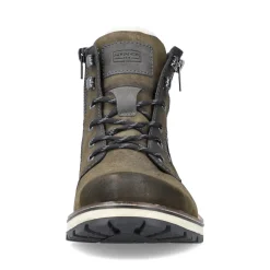 Hot Rieker Sznurowane Buty Meskie W Kolorze Oliwkowym