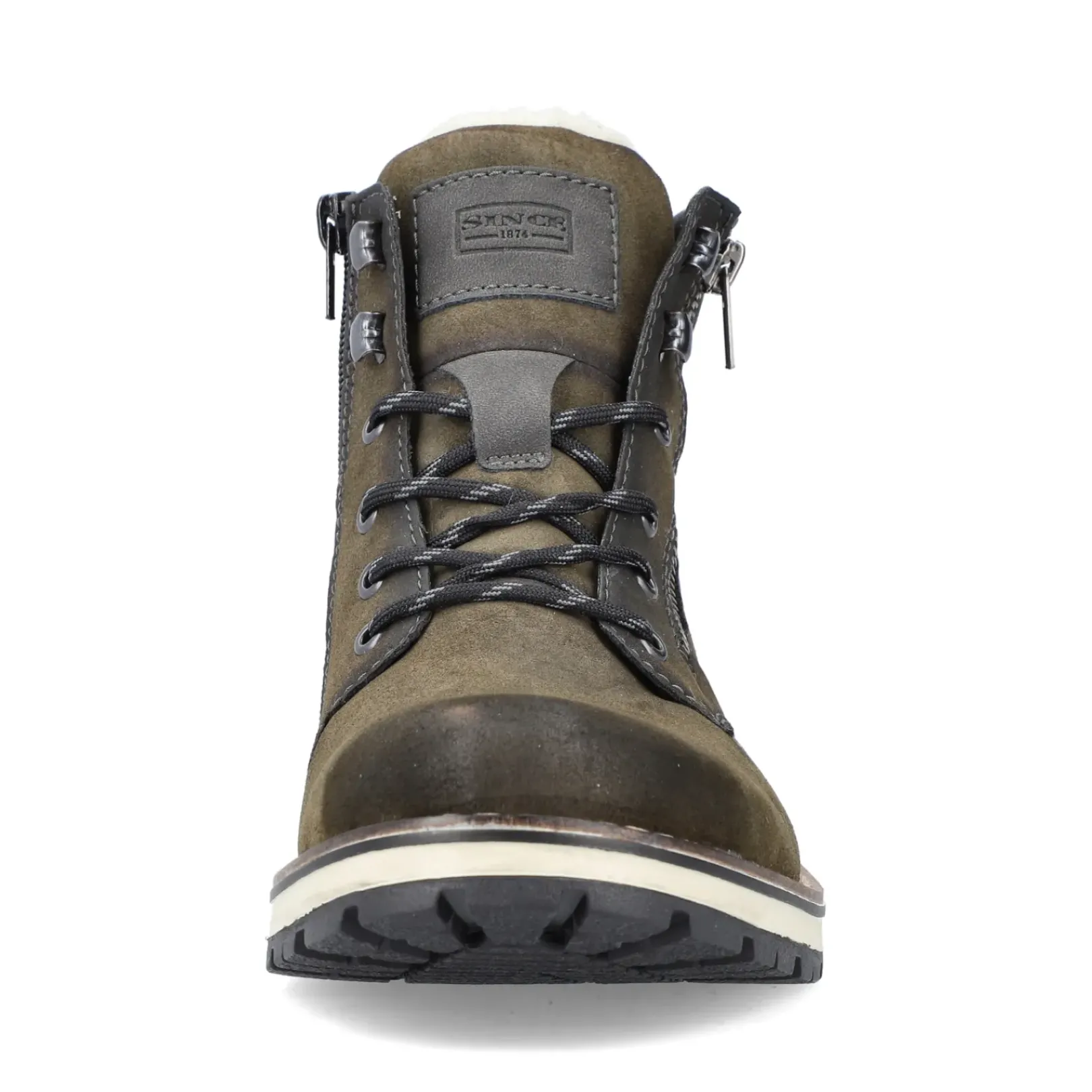 Hot Rieker Sznurowane Buty Meskie W Kolorze Oliwkowym