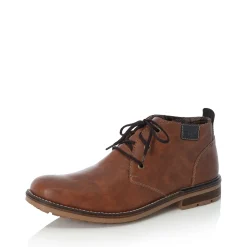 Clearance Rieker Sznurowane Buty Meskie W Kolorze Karmelowo-Brazowym