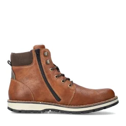 Clearance Rieker Sznurowane Buty Meskie W Kolorze Karmelowo-Brazowym