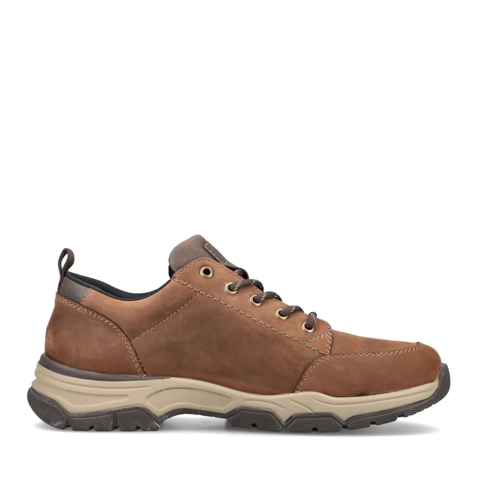 Discount Rieker Sznurowane Buty Meskie W Kolorze Cynamonowego Brazu