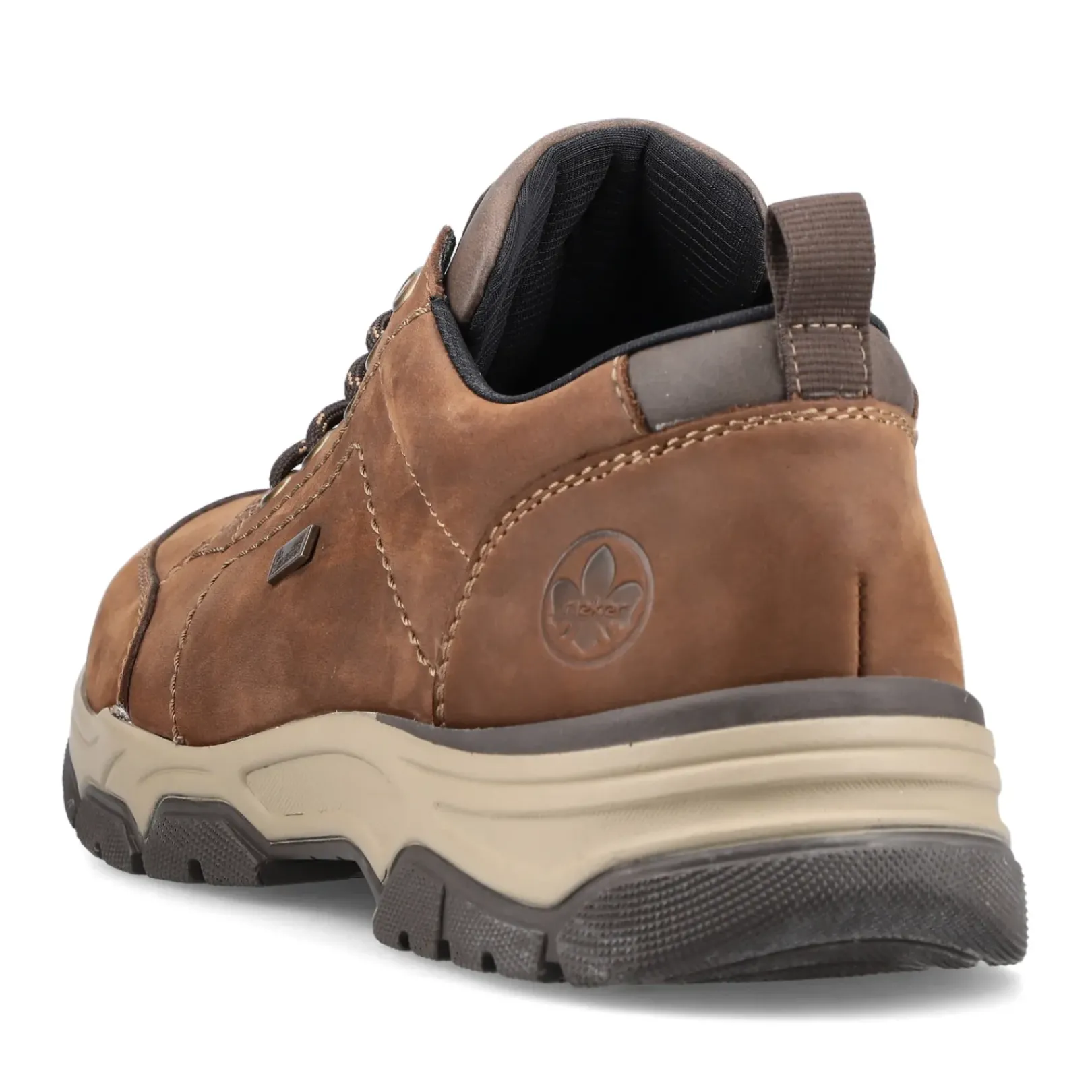 Discount Rieker Sznurowane Buty Meskie W Kolorze Cynamonowego Brazu