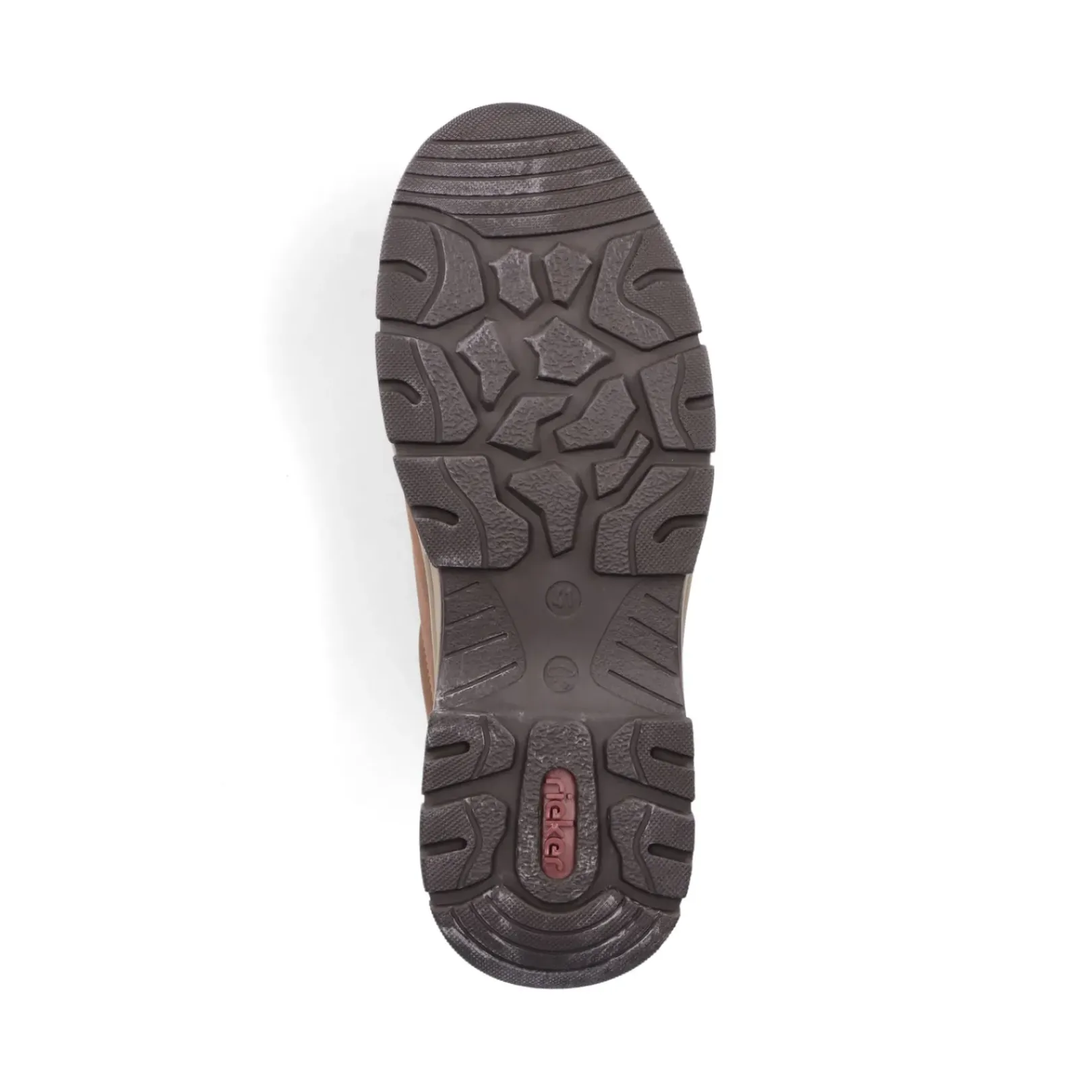 Discount Rieker Sznurowane Buty Meskie W Kolorze Cynamonowego Brazu