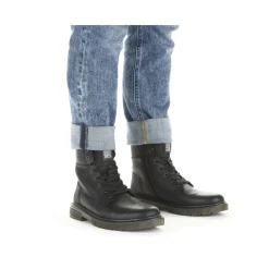 Best Rieker Sznurowane Buty Meskie W Kolorze Grafitowo-Czarnym