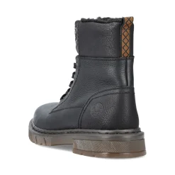 Best Rieker Sznurowane Buty Meskie W Kolorze Grafitowo-Czarnym