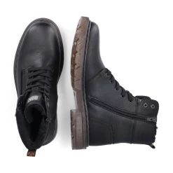 Best Rieker Sznurowane Buty Meskie W Kolorze Grafitowo-Czarnym