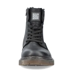 Best Rieker Sznurowane Buty Meskie W Kolorze Grafitowo-Czarnym