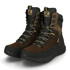 Online Rieker Sznurowane Buty Meskie W Kolorze Orzechowo-Brazowym W Kolorze Glebokiej Czerni