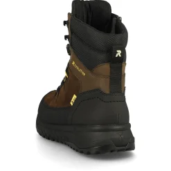 Online Rieker Sznurowane Buty Meskie W Kolorze Orzechowo-Brazowym W Kolorze Glebokiej Czerni