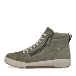 New Rieker Wysokie Tenisowki Damskie W Kolorze Khaki W Kolorze Zielonym