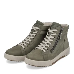 New Rieker Wysokie Tenisowki Damskie W Kolorze Khaki W Kolorze Zielonym
