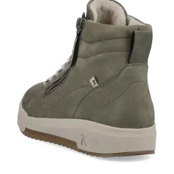 New Rieker Wysokie Tenisowki Damskie W Kolorze Khaki W Kolorze Zielonym