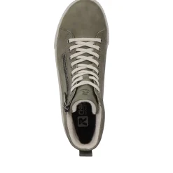 New Rieker Wysokie Tenisowki Damskie W Kolorze Khaki W Kolorze Zielonym